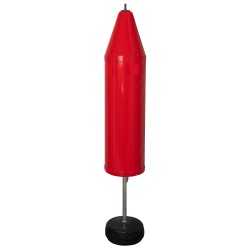 13" Diameter Standard Red (Nun) Channel Marker Buoy with External Ballast