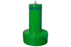 14" Diameter Green Channel Marker with Float Collar & Bottom Mooring