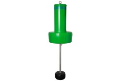 14" Diameter Green Channel Marker with Float Collar & External Ballast