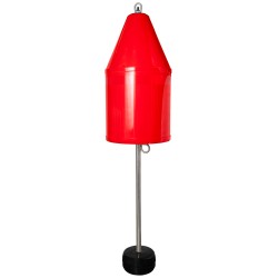 24" Diameter Standard Red (Nun) Channel Marker Buoy with External Ballast