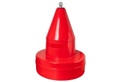 22" Diameter Float Collar Red Nun Channel Marker Buoy & Side Mooring