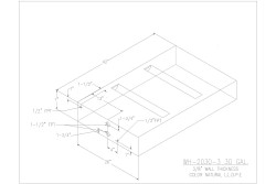 30 Gallon Water/Holding Tank -WH-2030-3