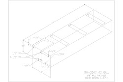 47 Gallon Water/Holding Tank - WH-2047