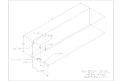 50 Gallon Water/Holding Tank - WH-2050-1