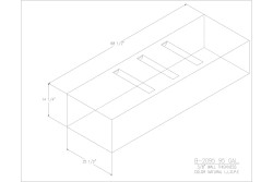 95 Gallon Blank Water/Holding Tank - B-2095