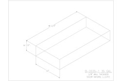 35 Gallon Blank Water/Holding Tank - B-2035-1