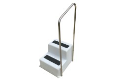 Dock Boarding Steps with Handrail - 2 Steps