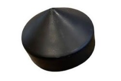 12" BLACK CONE PILING CAP